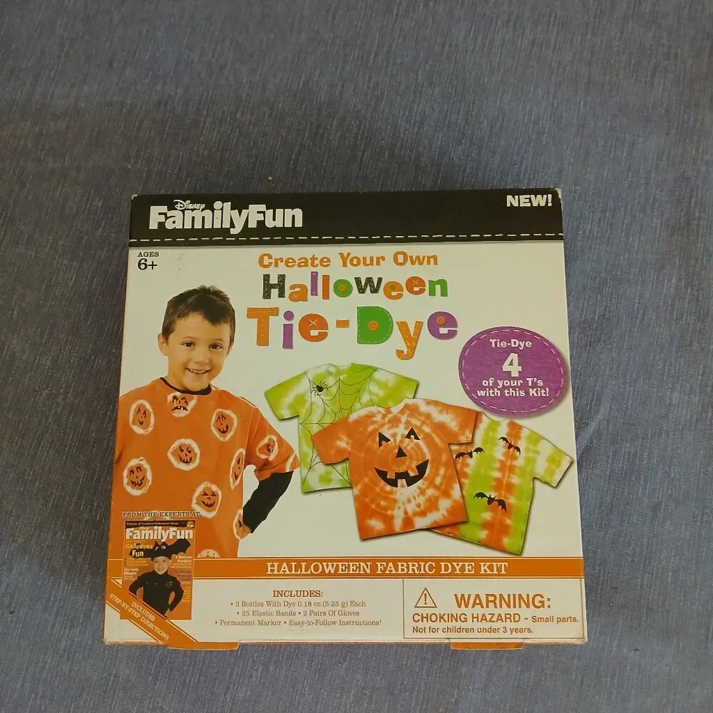 Disney Family Fun Create your own Halloween Dye New